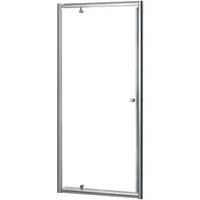 Aquavive - Douchedeur Zanzibar 80 X 190cm - Chroom Profiel - 5 Mm Helder Glas