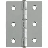 Scharnier Met Koperen Pen - Verzinkt Staal - 60x40 Mm - 2 Stuks