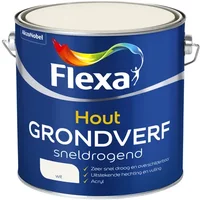 Flexa Grondverf Sneldrogend - Hout, Kunststof En Metaal - Ivoorwit - 2,5l