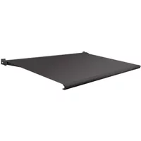 Domasol Knikarmscherm F20 - Antraciet - Doek D365 - Elektrisch - Compacte Cassette - 400x250cm
