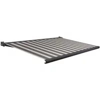 Domasol Knikarmscherm F20 - Antraciet - Doek D402 - Elektrisch - Compacte Cassette - 350x300cm