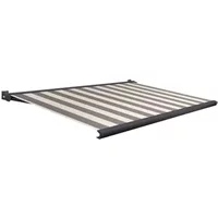 Domasol Knikarmscherm F20 - Antraciet - Doek D515 - Elektrisch - Compacte Cassette - 500x300cm