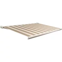 Domasol Knikarmscherm F20 - Crème - Doek D513 - Elektrisch - Uv-bestendig - Met Afstandsbediening - 400x250cm
