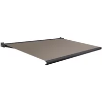 Domasol Knikarmscherm F20 - Antraciet - Doek D366 - Elektrisch - Uv-bestendig - Met Afstandsbediening - 300x250cm