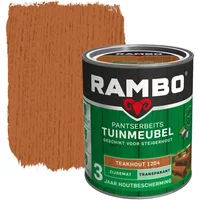 Rambo Pantserbeits Tuinmeubel Transparant Zijdemat Teakhout 0,75l