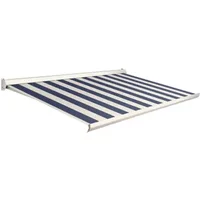 Domasol Knikarmscherm F10 - Crème - Doek D519 - Handmatig - Uv-bestendig - 350x300cm