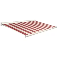 Domasol Knikarmscherm F10 - Crème - Doek D509 - Handmatig - Uv-bestendig - 400x300cm