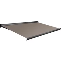 Domasol Knikarmscherm F10 - Antraciet - Doek D366 - Handmatig - Uv-bestendig - 300x250cm