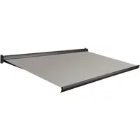Domasol Knikarmscherm F10 - Antraciet - Doek D122 - Elektrisch - Uv-bestendig - 500x250cm
