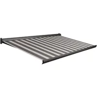 Domasol Knikarmscherm F10 - Antraciet - Doek D402 - Elektrisch - Uv-bestendig - 400x300cm