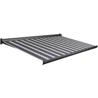 Domasol Knikarmscherm F10 - Antraciet - Doek D414 - Elektrisch - Uv-bestendig - 500x300cm