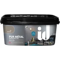 Les Decoratives Pur Métal Muurverf - Metallic - Nikkel - 2l