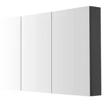 Aquazuro Spiegelkast Arezzo 120cm Donkergrijs