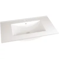 Royo Enkele Wastafel Aquavive - Keramiek - Rechthoekig - Wit - 80cm