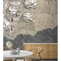 Fotobehang Tulpen 14122 - Taupe - Zwart - 2,70m X 300cm