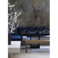 Fotobehang Olifant 14160 - Taupe - Goud - Koper - 2,70m X 300cm