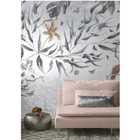 Fotobehang Vanilla Lime 14303 - Grijs - Wit - 2,70m X 450cm