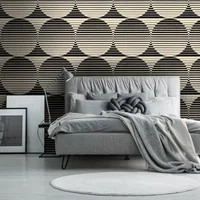 Fotobehang Seventies S710a4 - Donkerbruin - Beige - 2,70 M X 186 Cm