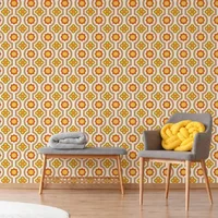 Fotobehang Seventies S727b4 - Oranje - Bruin - Beige - Geel - 2,70m X 186cm