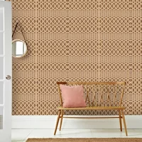 Fotobehang Seventies S729a9 - Bruin - Beige - Wit - 2,70m X 419cm