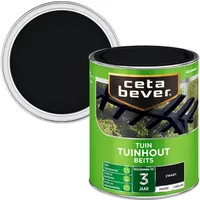 Cetabever Dekkend Tuinhout Beits 250 Zwart 750 Ml