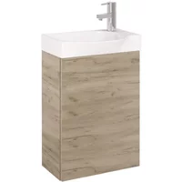 Royo Fonteinmeubelset Ravel - Inclusief Keramische Wastafel - Softclose - Eiken - 60x44,5x24,3cm
