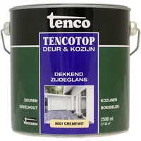 Tenco Tencotop Deur & Kozijn Beits Zijdeglans Crèmewit 9001 2,5l