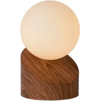 Lucide Tafellamp Len Hout Ø10cm G9 Xw