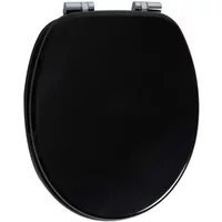 Aquavive Wc-bril Cannes - Mdf - Softclose - Verstelbaar - Zwart