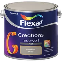 Flexa Creations Muurverf - Extra Mat - Authentic Grey - 2,5l