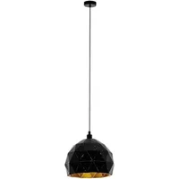 Eglo Hanglamp Roccaforte Zwart Goud E27