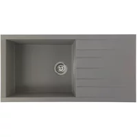 Spoelbak Cube 1 Xl Bak 100x50x21cm Composiet Betongrijs
