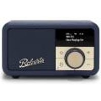 Roberts Revival Petite 2 DAB DAB+ Bluetooth Rechargeable Digital Radio - Midnight Blue