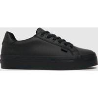 Kickers tovni stack mono flat shoes in black
