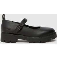Kickers kori mary jane flat shoes in black