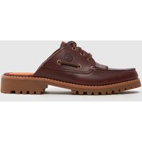 Timberland Noreen Mule Flats in Burgundy Timberland Noreen Mule Flats in Burgundy