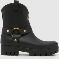 Barbour Elley Harness Wellington Boots in Black Barbour Elley Harness Wellington Boots in Black