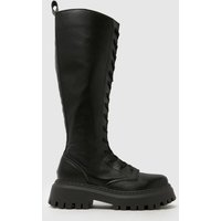 schuh Dolores Chunky Knee High Boots in Black