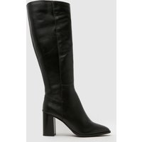 schuh Dami Leather Knee Boots in Black