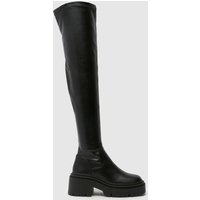 schuh Dinnie Over The Knee Boots in Black