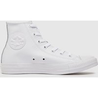 Converse All Star Mono Hi Trainers in White Converse All Star Mono Hi Trainers in White