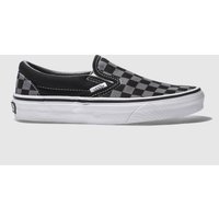 Vans Classic Checkerboard Trainers in Black & Grey Vans Classic Checkerboard Trainers in Black & Grey
