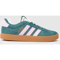 adidas VL Court 3.0 Trainers in Green Multi adidas VL Court 3.0 Trainers in Green Multi