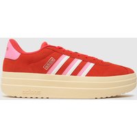 adidas VL Court Bold Trainers in Red adidas VL Court Bold Trainers in Red