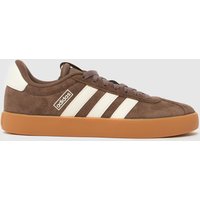 adidas VL Court 3.0 Trainers in Brown & White adidas VL Court 3.0 Trainers in Brown & White
