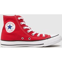 Converse All Star Hi Trainers in Red Converse All Star Hi Trainers in Red