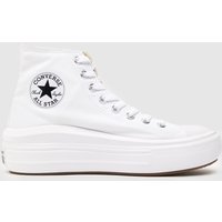 Converse All Star Move Hi Trainers in White Converse All Star Move Hi Trainers in White