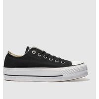 Converse All Star Lift Ox Trainers in Black & White Converse All Star Lift Ox Trainers in Black & White