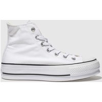 Converse All Star Lift Hi Trainers in White Converse All Star Lift Hi Trainers in White