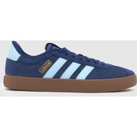 adidas VL Court 3.0 Trainers in Navy & Pl Blue adidas VL Court 3.0 Trainers in Navy & Pl Blue